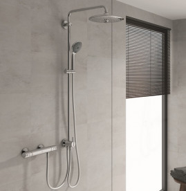 Термостат для душа Grohe QuickFix Precision Trend двухвентильный хром 34229002