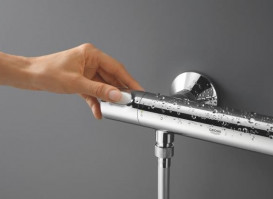 Термостат для душа Grohe QuickFix Precision Flow двухвентильный хром 34840000