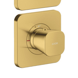 Термостат для душу Hansgrohe Axor Citterio C 3 споживача поліроване золото 49711990