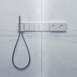 Термостат для душу Hansgrohe Axor Edge з ручним душем 5 споживачів 46730000