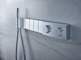 Термостат для душа Hansgrohe Axor Edge 5 потребителей с алмазной огранкой 46731000