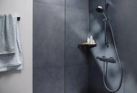 Термостат для душа Hansgrohe Ecostat Element с душевым набором Pulsify Select S EcoSmart хром 24272000