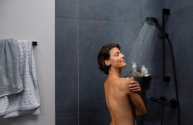 Термостат для душа Hansgrohe Ecostat Fine с душевым набором Pulsify Select S EcoSmart черный матовый 24262670