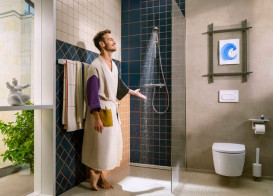 Термостат для душа Hansgrohe Ecostat Fine с душевым гарнитуром Activera Select S хром 28876000