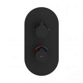 Термостат для душу Ravak Espirit вбудований 2 споживача чорний матовий X070286