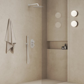 Термостат для душу Ravak Espirit вбудований 2 споживача білий матовий X070249