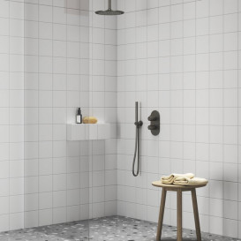 Термостат для душа Ravak Espirit встраиваемый 2 потребителя графит матовый X070323