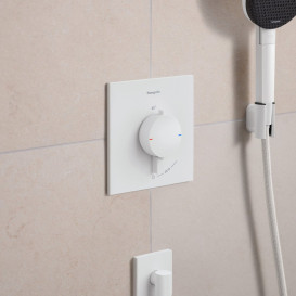 Термостат для душа скрытого монтажа Hansgrohe Ecostat Comfort E 1 потребитель белый матовый 33710700