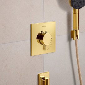 Термостат для душа скрытого монтажа Hansgrohe Ecostat Comfort E 1 потребитель золото 33710990
