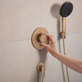 Термостат для душа скрытого монтажа Hansgrohe Ecostat Comfort S 1 потребитель бронза 33714140