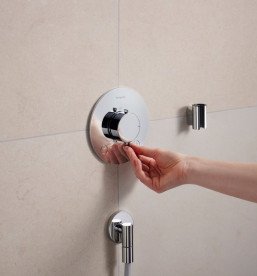 Термостат для душа скрытого монтажа Hansgrohe Ecostat Comfort S 2 потребителя хром 33715000
