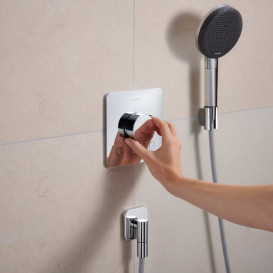 Термостат для душа скрытого монтажа Hansgrohe Ecostat Comfort Q 2 потребителя хром 33717000