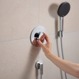 Термостат для душа скрытого монтажа Hansgrohe Ecostat Comfort S 2 потребителя хром 33718000