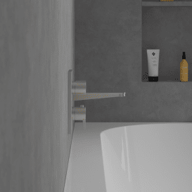 Термостат для душа Villeroy & Boch Conum встраиваемый матовый никель TVS12700100064