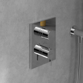 Термостат для душу Villeroy & Boch Conum вбудований хром TVS12700200061