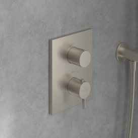 Термостат для душу Villeroy & Boch Conum вбудований матовий нікель TVS12700200064