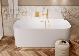 Термостат для душа Villeroy & Boch Conum встраиваемый матовое золото TVS12700200076