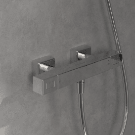Термостат для душа Villeroy & Boch Universal Taps & Fittings двухвентильный хром TVS00001800061