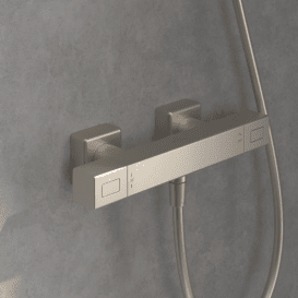 Термостат для душу Villeroy & Boch Universal Taps & Fittings двовентильний матовий нікель TVS00001800064