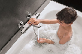 Термостат для ванной Grohe Grohtherm 1000 двухвентильный хром 34816003