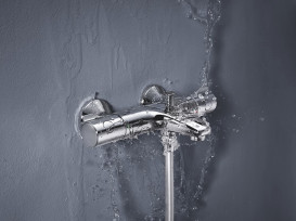 Термостат для ванної Grohe Grohtherm 800 з душовим гарнітуром New Tempesta 100 хром UA34567007