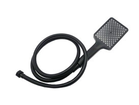 Термостат для ванной Millz с душевым гарнитуром черный MRS-AL-E3(Black)