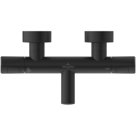 Термостат для ванной Villeroy & Boch Universal Showers двухвентильный матовый черный TVS000035000K5