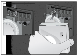 Термостат кімнатний Afriso ТАЗ 10°-30°С з діодом 546030