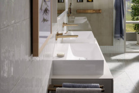 Термостат скрытого монтажа Hansgrohe RainSelect 5 потребителей шлифованная бронза 15384140