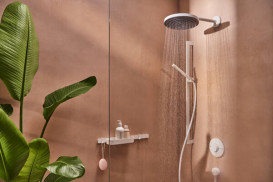 Термостат скрытого монтажа Hansgrohe ShowerSelect Comfort S 2 потребителя матовый белый 15554700