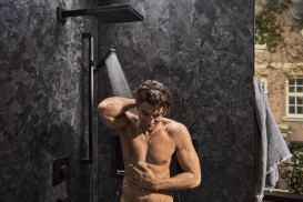 Термостат скрытого монтажа Hansgrohe ShowerSelect Comfort E 2 потребителя матовый черный 15572670