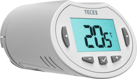 Термостатическая головка TECE TECEfloor SH-RC со встроенным приводом клапана для управления радиатором 77420072
