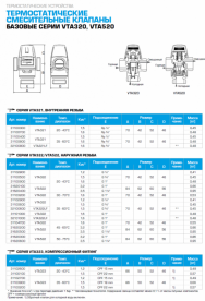 Термостатический смесительный клапан Esbe VTA522 G 1¼'' kvs3,5 45-65°C латунь 31620500