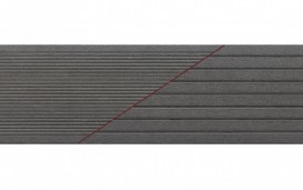 Террасная доска Bergdeck кварцованная дерево/ПВХ черный (1шт/0,36кв.м) BD1002