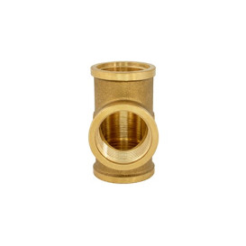 Тройник Fado Fitt Brass ВВВ 1'' латунь T03B