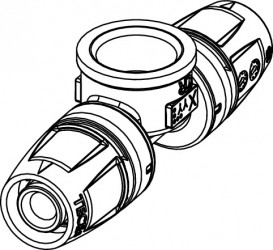 Трійник TECE TECElogo-Push з внутрішнім різьбленням 63хRp 1 1/2''х63 бронза/кремнієва бронза 8713408