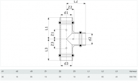 Тройник Viega Prestabo 1118 35х18х35 нелегированная сталь 558758