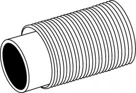 Труба для отопления TECE TECEflex PE-Xc в гофрированной защитной трубе Ø20 мм 701020