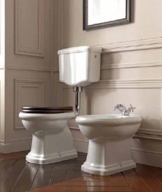 Труба для подключения низкого бачка Kerasan Retro/Waldorf хром 750490