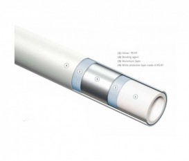 Труба універсальна багатошарова TECE TECElogo PE-RT / Al / PE-RT 25х2,5 мм штанга 5 м (45 м) 8705125