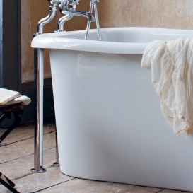 Трубы подвода воды Burlington декоративные латунь хром W6