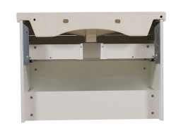 Тумба Аквародос Альфа 100 см с раковиной Elite ДСП/МДФ белый АР000040165