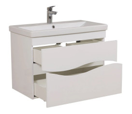 Тумба Аквародос Альфа 100 см с раковиной Elite ДСП/МДФ белый АР000040165