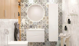 Тумба Аквародос Альфа 80 см с раковиной Elite ДСП/МДФ белый АР000040168