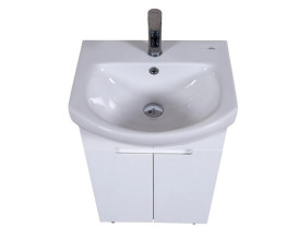 Тумба Аквародос Квадро 50 см с раковиной Руна ДСП/МДФ белый АР000040315