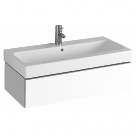 Тумба для раковины Geberit iCon с одним выдвижным ящиком ДСП белый/высокоглянцевое покрытие 840290000