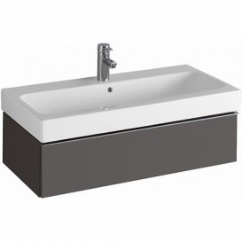 Тумба для раковины Geberit iCon с одним выдвижным ящиком ДСП лава/матовое покрытие 841291000