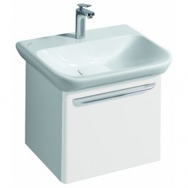 Тумба для раковини Geberit myDay з одним висувним ящиком ДСП/МДФ білий/високоглянцеве покриття Y824065000