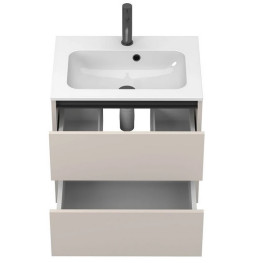 Тумба Miraggio Natura з раковиною Della 600 ДСП кашемір 8814807