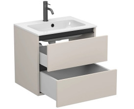 Тумба Miraggio Natura з раковиною Della 600 ДСП кашемір 8814807